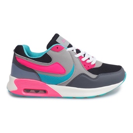 Sport futócipő B308A-4 Szürke sokszínű Sport futócipő B308A-4 Szürke sokszínű