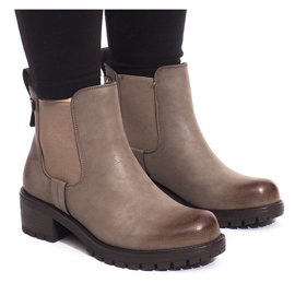 Meleg csizma BH56-KB Khaki sokszínű zöld