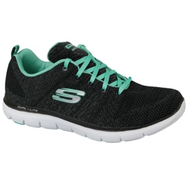 Skechers Flex Appeal 2.0 W 12756-BKAQ fekete
