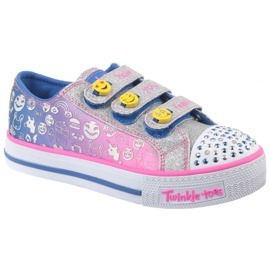 Skechers Step Up Jr 10704L-BLNP sokszínű