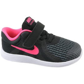 Nike Revolution 4 Tdv Jr 943308-004 cipő fekete Nike Revolution 4 Tdv Jr 943308-004 cipő fekete