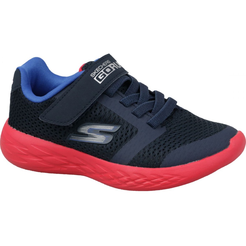Skechers Go Run 600 Jr 97860L-NVRD Cipő sötétkék