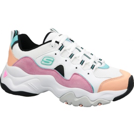 Skechers D'Lites 3.0 Zenway W 12955-WPKB Cipő fehér sokszínű Skechers D'Lites 3.0 Zenway W 12955-WPKB Cipő fehér sokszínű