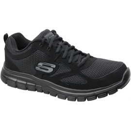 Skechers Burns 52635-BBK cipő fekete
