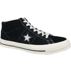 Converse One Star Ox Mid Vintage Suede M 157701C cipő fekete