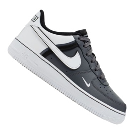 Nike Air Force 1 LV8 2 Jr CI1756-002 cipő fehér fekete Nike Air Force 1 LV8 2 Jr CI1756-002 cipő fehér fekete