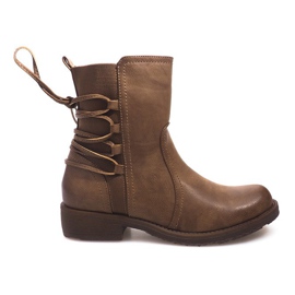 Magas csizma 55435 Khaki sokszínű zöld Magas csizma 55435 Khaki sokszínű zöld