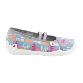 Befado gyermekcipő 116Y261 kék rózsaszín szürke zöld sárga Befado gyermekcipő 116Y261 kék rózsaszín szürke zöld sárga