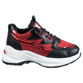 SHELOVET Sportcipő piros sokszínű