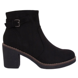 Csizma gumisarkú fekete 8B855 Fekete