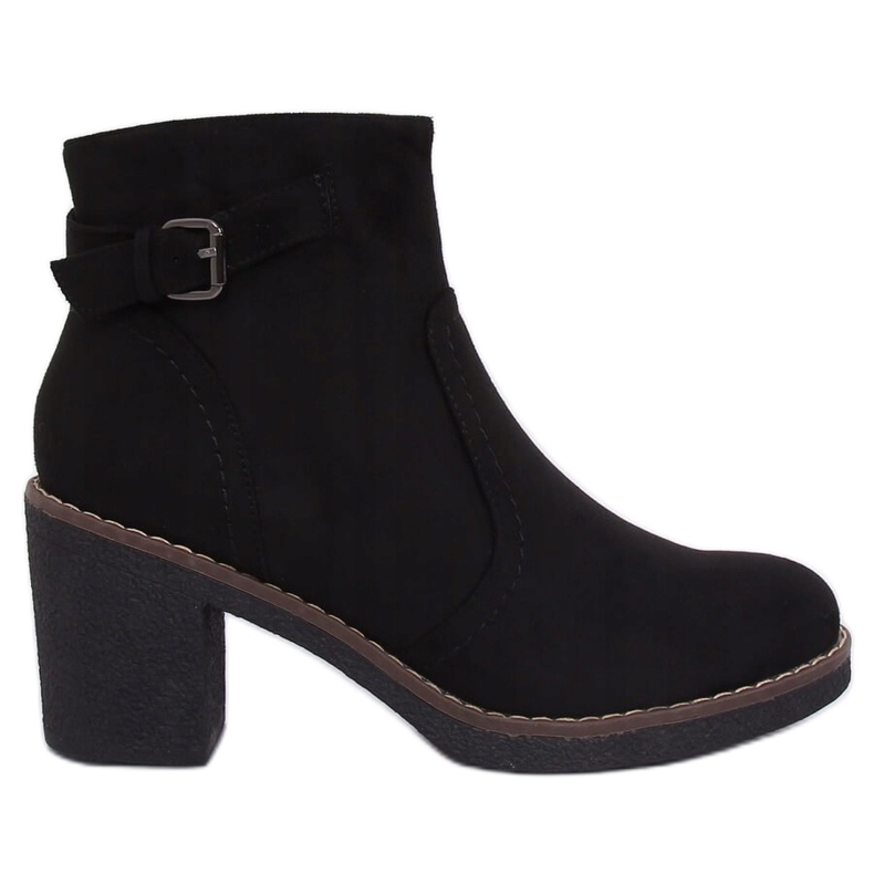 Csizma gumisarkú fekete 8B855 Fekete