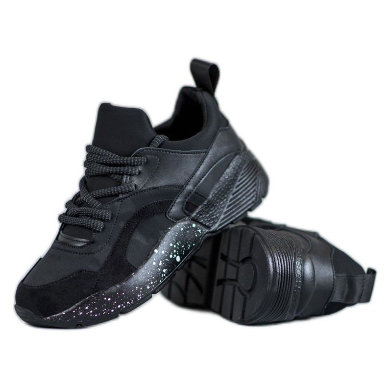 Muto Kényelmes Moro cipők fekete