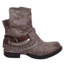 Szürke katonai csizma LL-165P Khaki