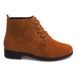 Szunowane Boots FC-P04 Camel barna