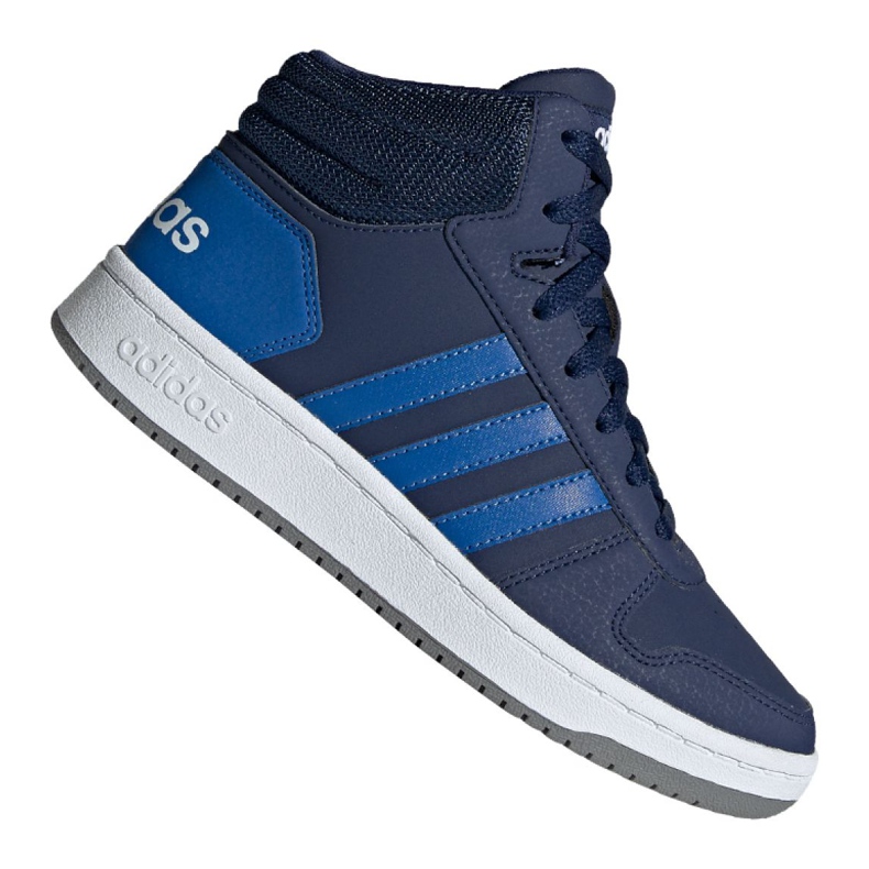 Adidas Hoops Mid 2.0 Jr EE6707 cipő sötétkék Adidas Hoops Mid 2.0 Jr EE6707 cipő sötétkék