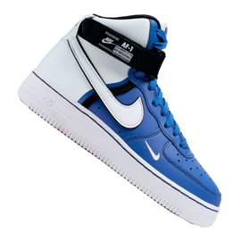Nike Air Force 1 High LV8 2 Jr CI2164-400 fehér-kék cipő