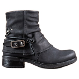 SHELOVET Munkavállalók Dekoratív Csattal fekete