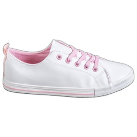 SHELOVET Kényelmes cipők fehér SHELOVET Kényelmes cipők fehér