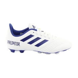 Adidas Predator 19.4 FxG Jr CM8542 futballcipő fehér
