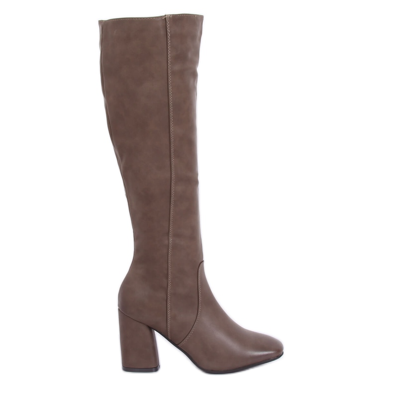 Klasszikus magassarkú bézs 5319 Khaki