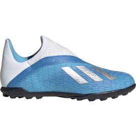 Adidas X 19.3 Ll Tf Jr EF9123 futballcipő kék kék