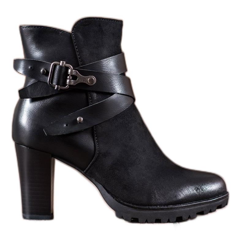 Super Mode Klasszikus csizma egy poszton fekete