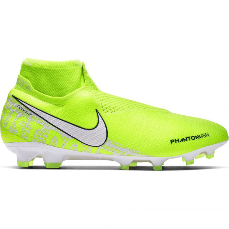 Nike Phantom Vsn Elite Df Fg M AO3262-717 futballcipő sárga sárgák