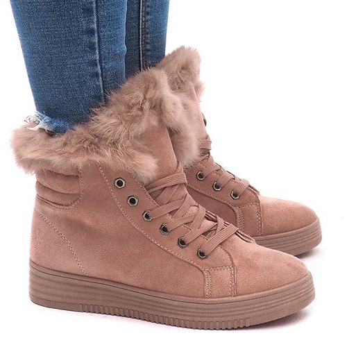 Meleg cipők AB-14 Pink rózsaszín