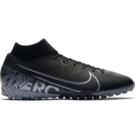 Nike Mercurial Superfly 7 Academy Tf M AT7978-001 futballcipő fekete fekete