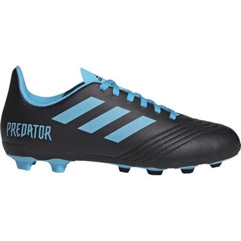 Adidas Predator 19.4 FxG Jr G25823 futballcipő fekete fekete Adidas Predator 19.4 FxG Jr G25823 futballcipő fekete fekete
