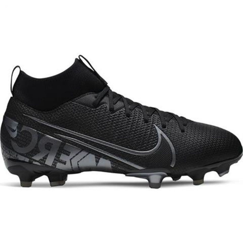 Nike Mercurial Superfly 7 Academy FG / MG Jr AT8120-001 futballcipő fekete fekete