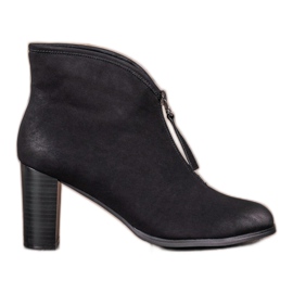 VINCEZA cipzár cipzárral fekete