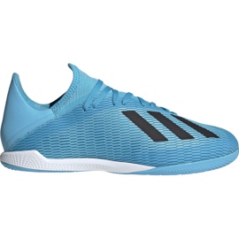 Belső cipő adidas X 19.3 In M F35371 kék kék Belső cipő adidas X 19.3 In M F35371 kék kék