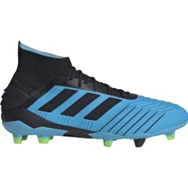 Nike Adidas Predator 19.1 Fg M F35606 futballcipő kék kék