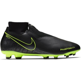 Nike Phantom Vsn Pro Df Fg M AO3266-007 futballcipő fekete fekete