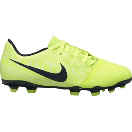 Nike Phantom Venom Club Fg Jr AO0396-717 futballcipő sárga sárga