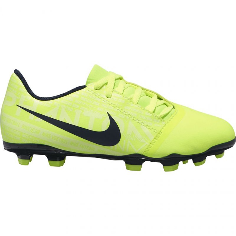 Nike Phantom Venom Club Fg Jr AO0396-717 futballcipő sárga sárga