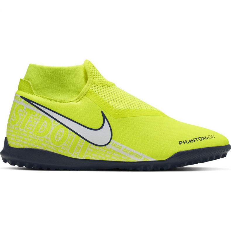 Nike Phantom Vsn Academy Df Tf M AO3269-717 futballcipő sárga sárga