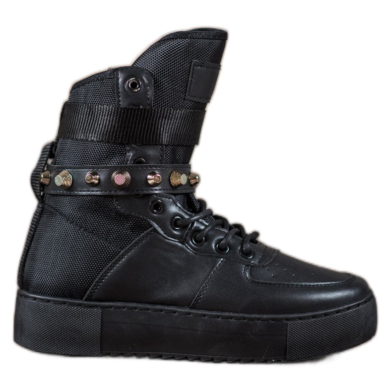 Diamantique Magas fekete csizma