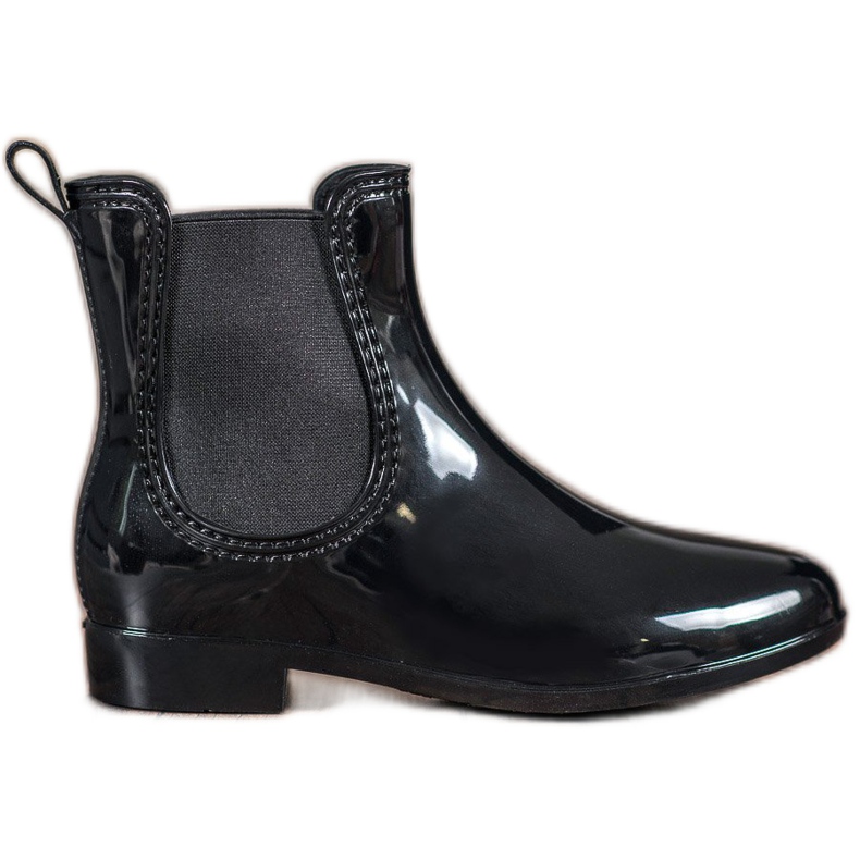 SHELOVET Lakkozott galushes fekete