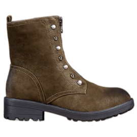 S. BARSKI Magas csizma gyöngyökkel zöld S. BARSKI Magas csizma gyöngyökkel zöld