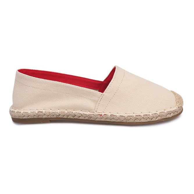 Espadrilles szandál F169-6 Bézs Espadrilles szandál F169-6 Bézs
