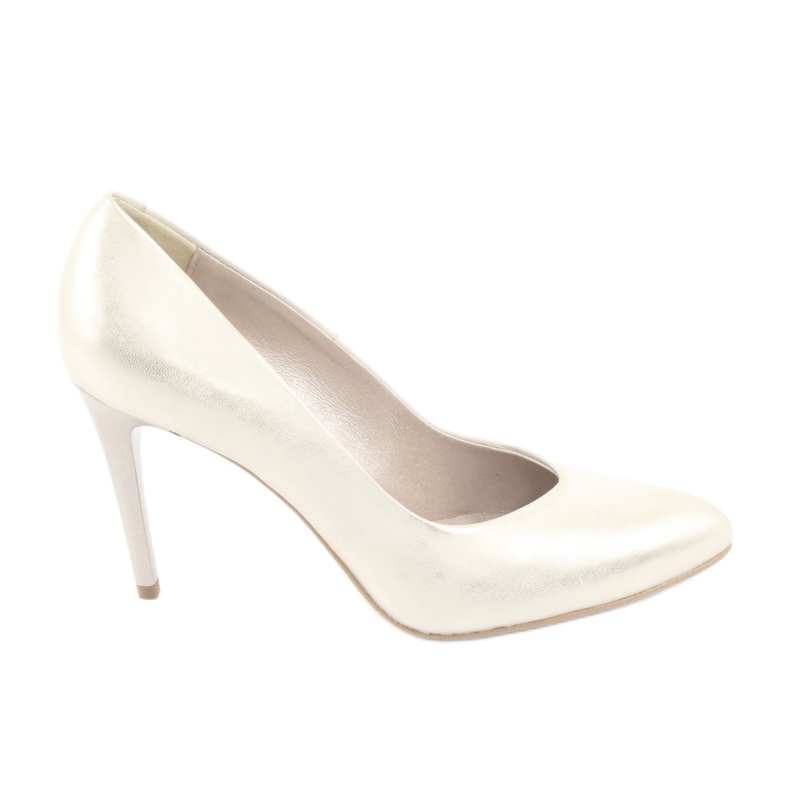 Női bőr szivattyúk arany Espinto 889 egy csapon aranysárga