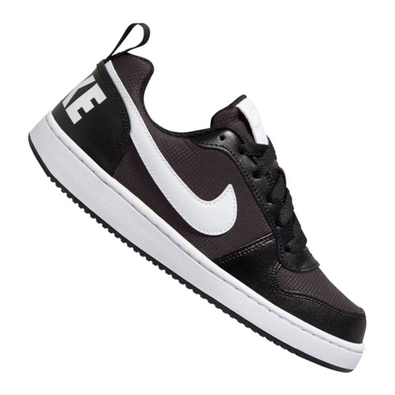 Nike Court Borough Low Pe (GS) Jr BQ7566-002 cipő fekete fekete