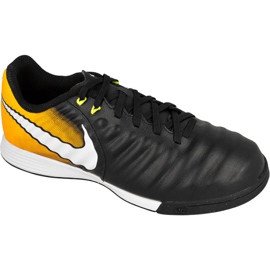 Nike TiempoX Ligera Iv Ic Jr 897730-008 futballcipő sokszínű fekete