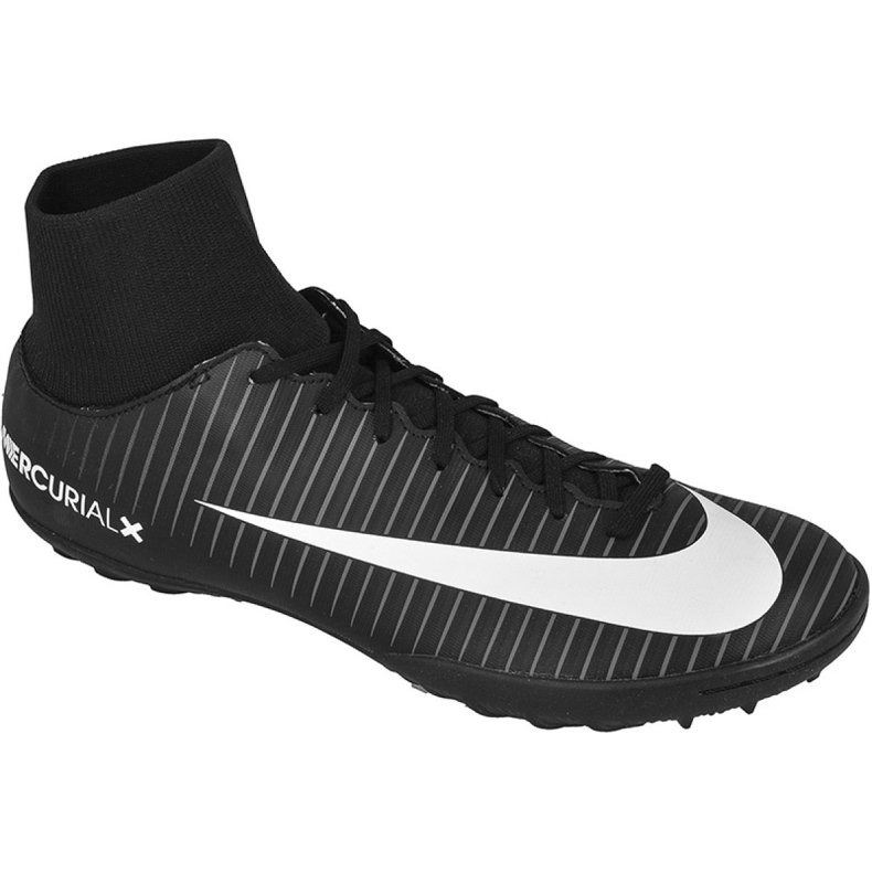 Nike MercurialX Victory Vi Df Tf M 903614-002 futballcipő fekete fekete