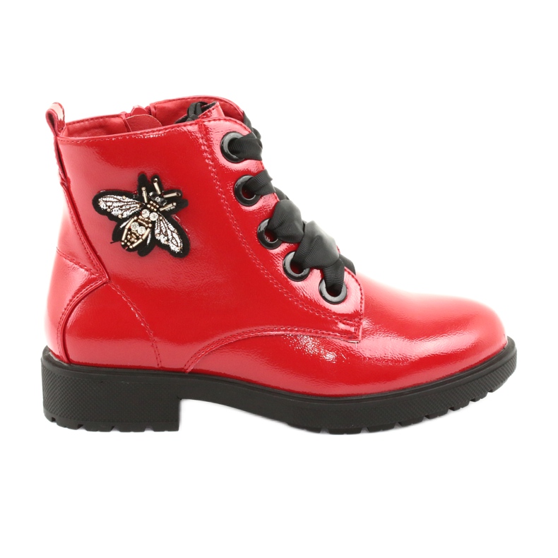 Lakkcsizma Sergio Leone 530 fekete piros