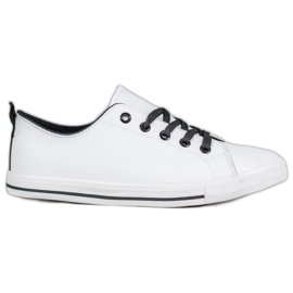 SHELOVET Kényelmes cipők fehér SHELOVET Kényelmes cipők fehér