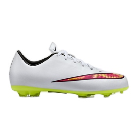 Nike Mercurial Victory V Fg Jr 651634-170 futballcipő fehér fehér Nike Mercurial Victory V Fg Jr 651634-170 futballcipő fehér fehér