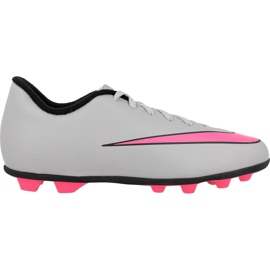 Nike Mercurial Vortex Ii FG-R Jr 651642-060 futballcipő szürke fehér